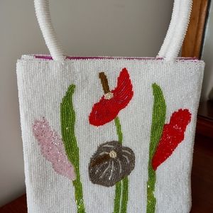 Handbeaded evening bag